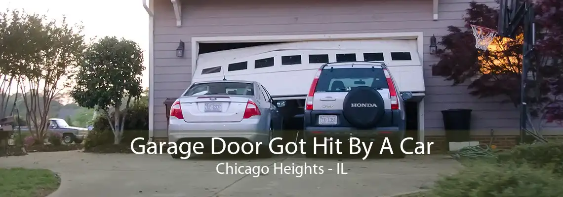 Garage Door Got Hit By A Car Chicago Heights - IL