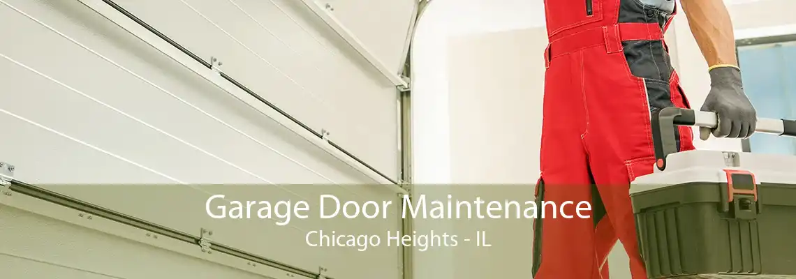 Garage Door Maintenance Chicago Heights - IL